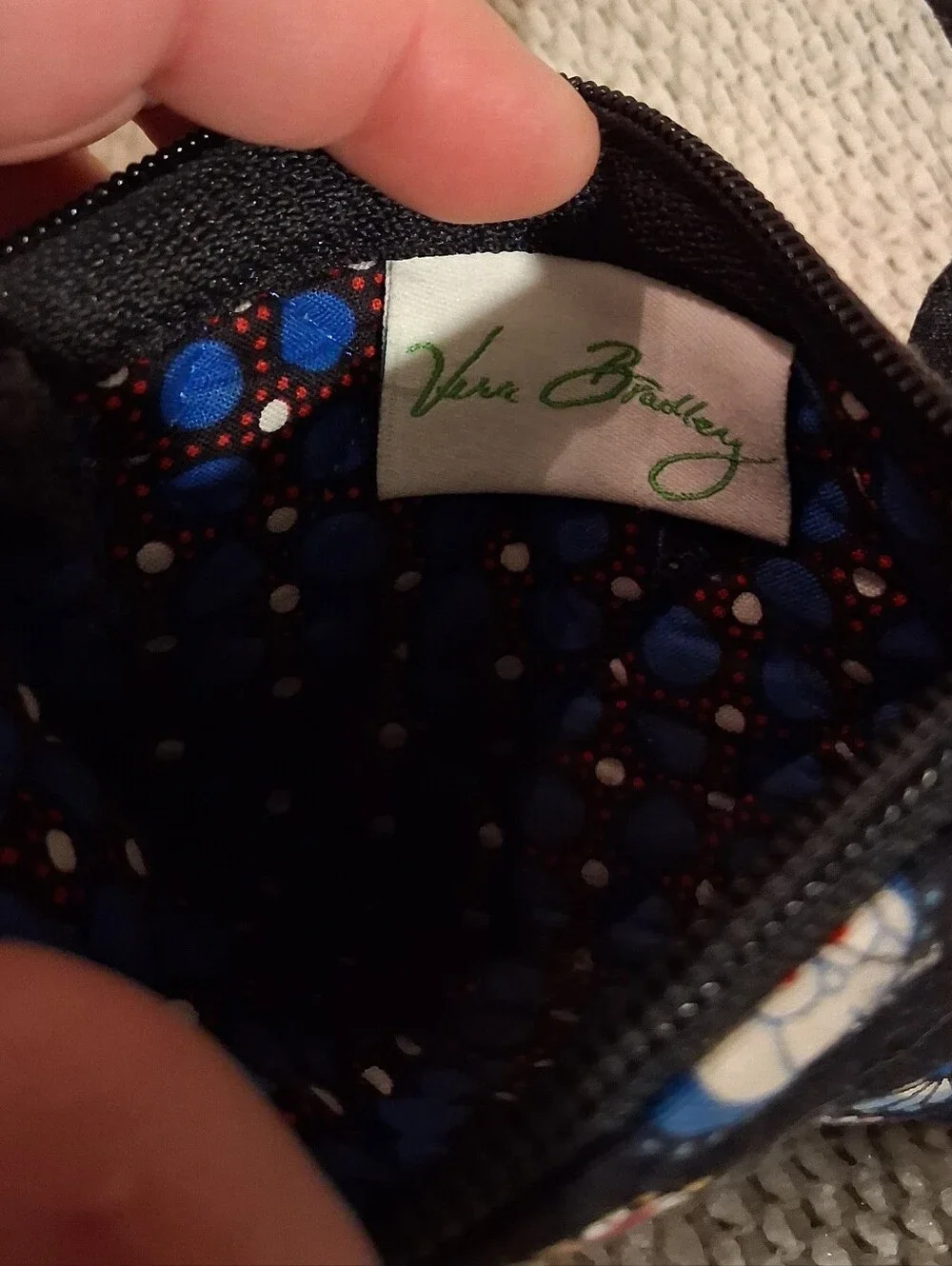 Vera Bradley Night Owl Coin Purse. - Picture 4 of 7